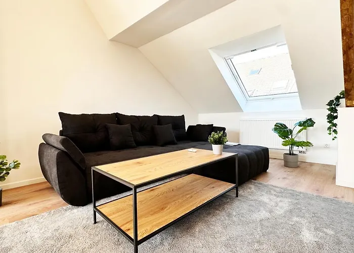 Suite-Apartment Zentral In Krefeld Mit Hohen Decken